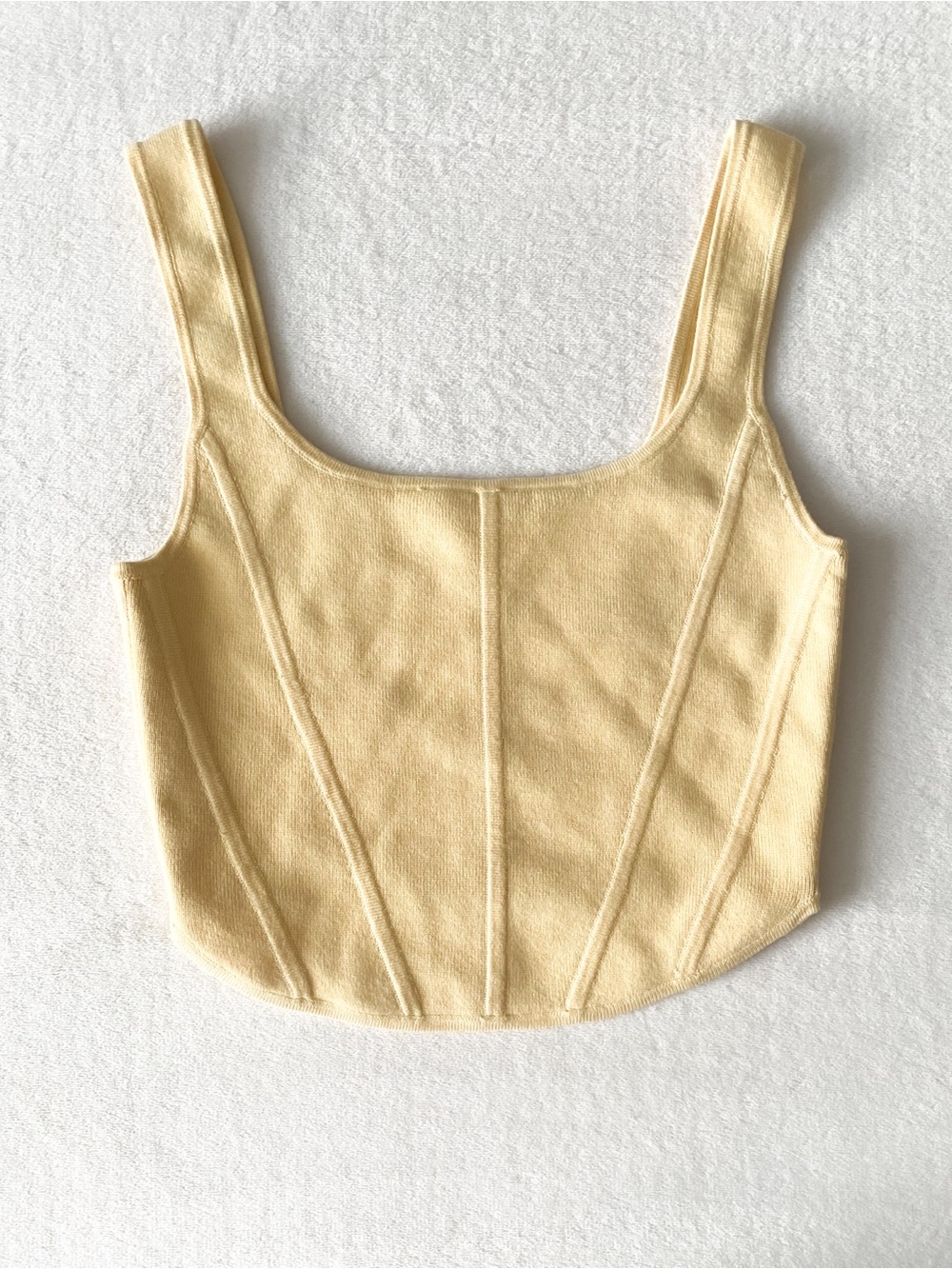 Babaton Sculpt Knit Bustier Tank